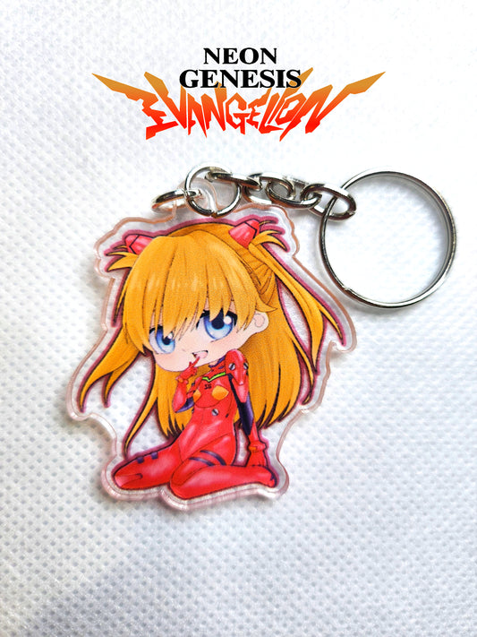 Llavero Acrílico Asuka (Neon Genesis Evangelion)