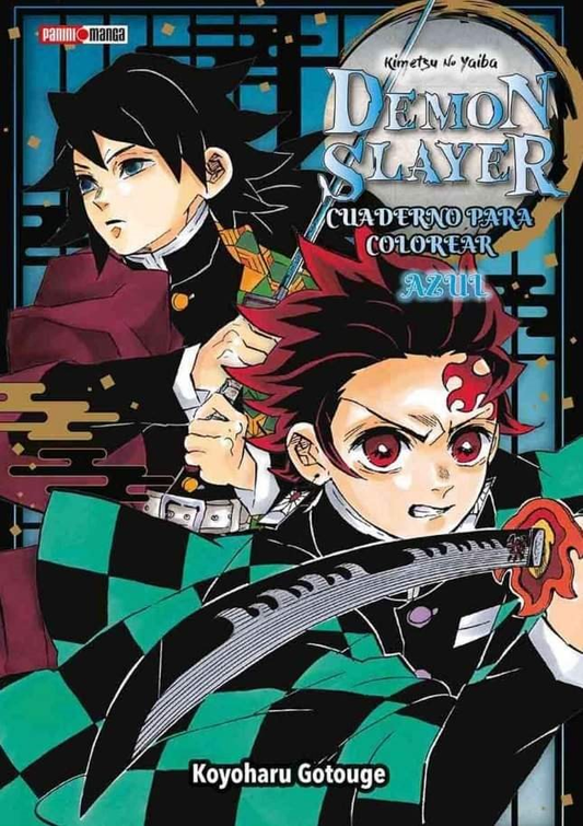 Demon Slayer Libro para colorear #2 AZUL