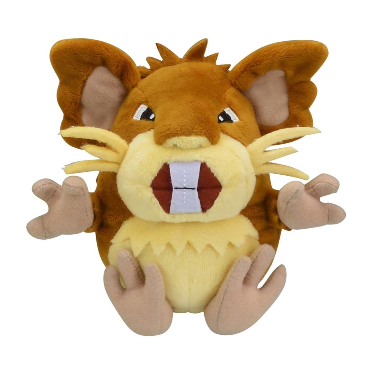 Raticate Sentado - Peluche (12 cm)